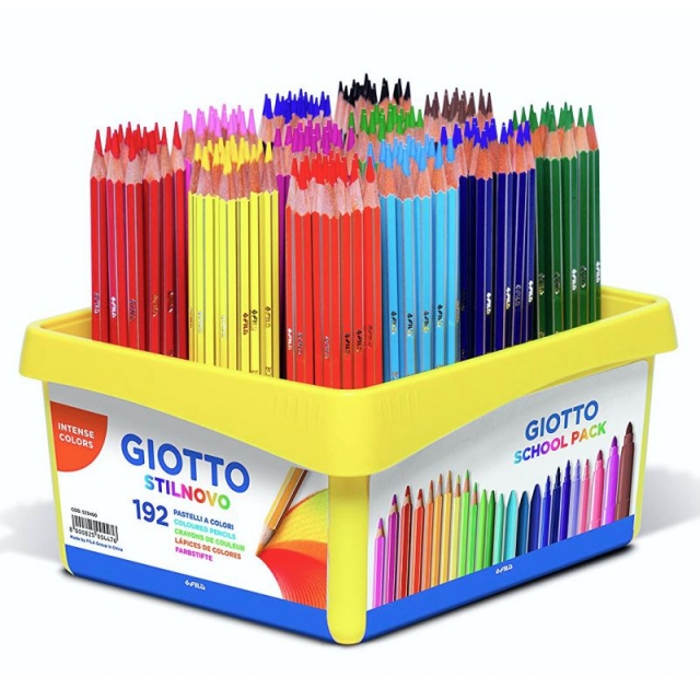 Comprar Lapices de Color Giotto Stilnovo Schoolpack 192 uds mina 3.3