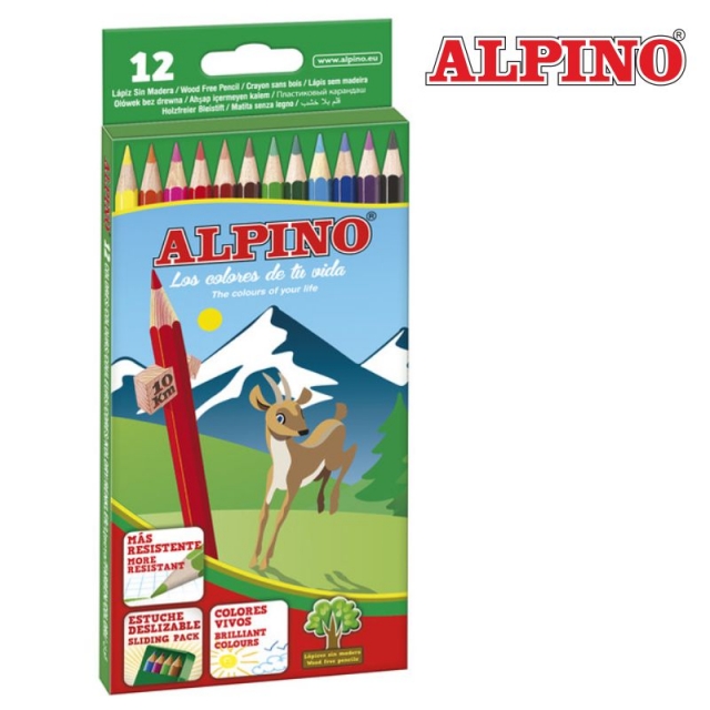 lapices de colores alpino caja 12