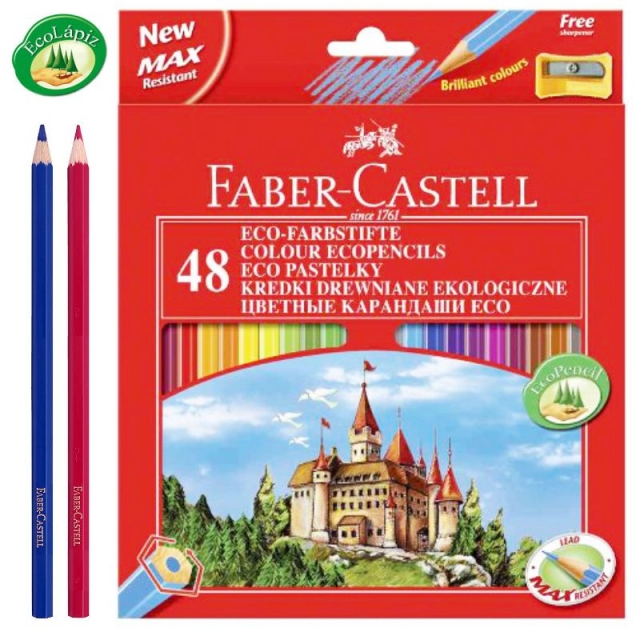 Comprar Lapices de Colores Faber-castell 48 pinturas de madera