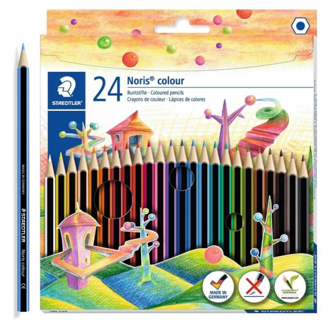 lapices de colores staedtler noris 24