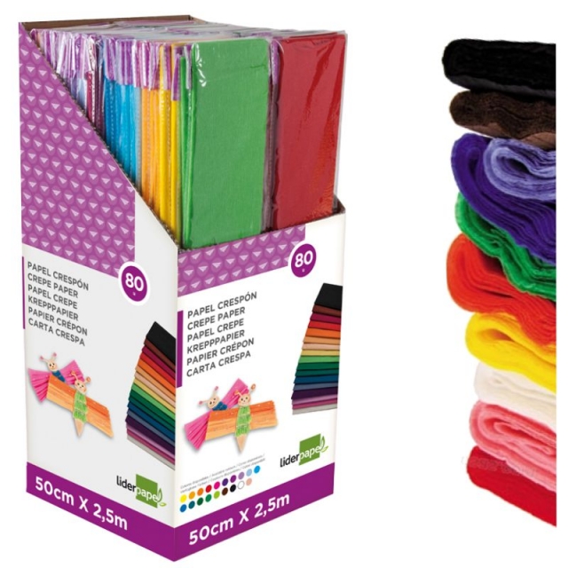 Comprar Expositor Papel Crespón Pinocho, 80 Rollos