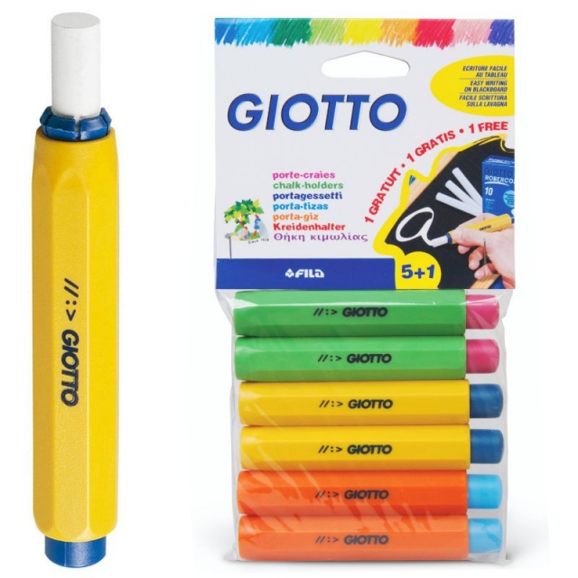 paquete 5 mas 1 gratis portatizas giotto 692300