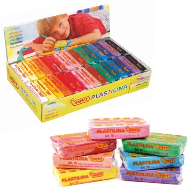 pastillas plastilina jovi pequena caja 30 colores