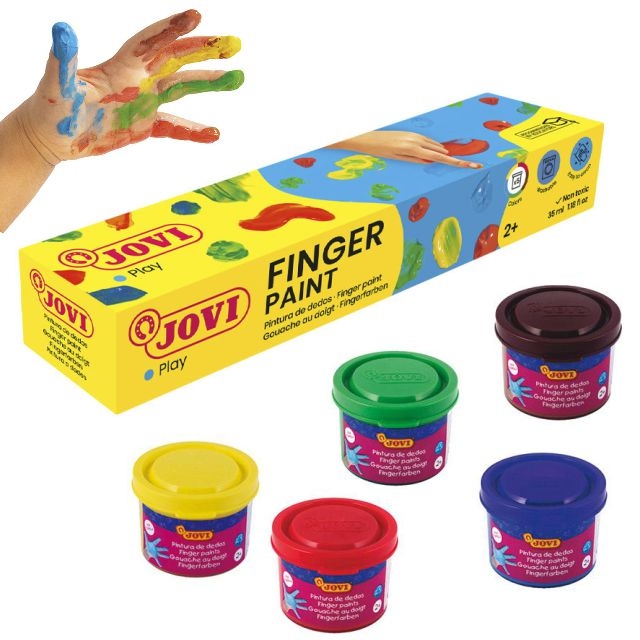 3 manualidades para niños con pintura de dedos