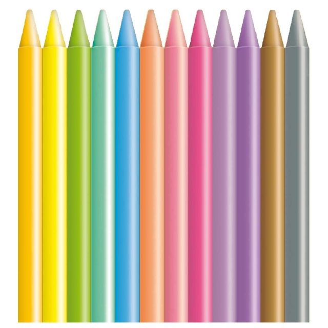 plastidecor pastel 12 colores oro plata bic kids
