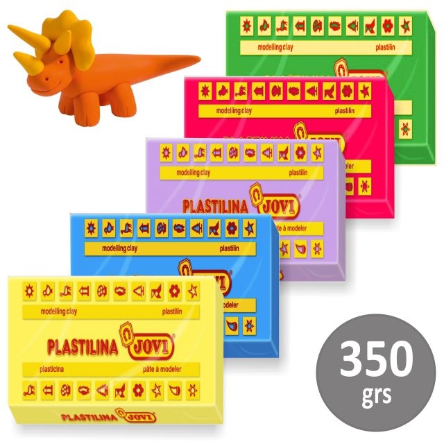 Comprar Plastilina Jovi pastilla grande 350 grs amarillo 72/02