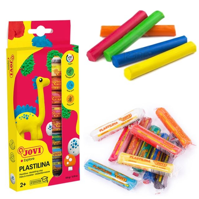 Comprar Plastilina Jovi Caja 10 Barritas Surtidas 15 grs pequeñas