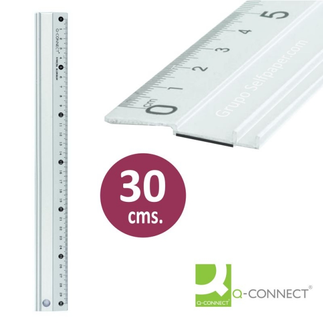 Comprar Regla de 30 centimetros de aluminio