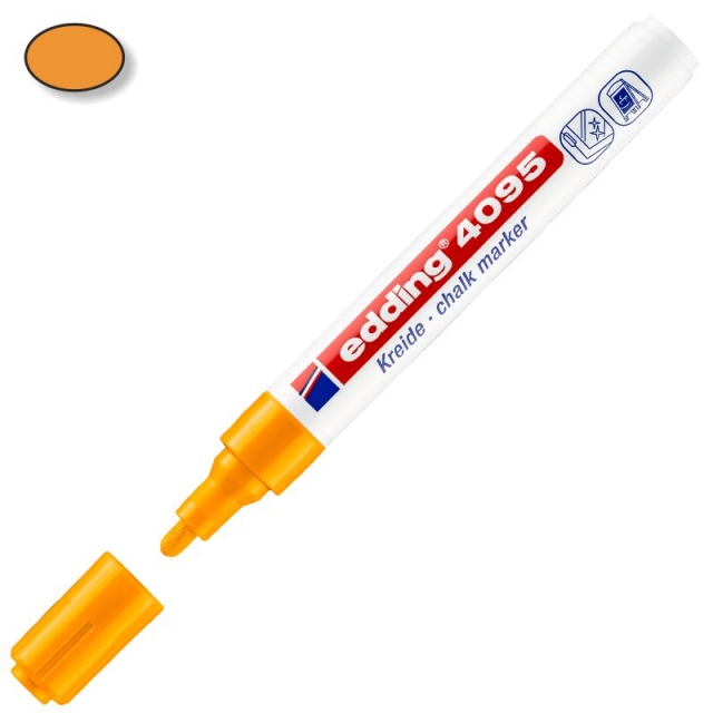 Comprar Rotulador Tiza líquida Edding 4095-066 Naranja Fluor
