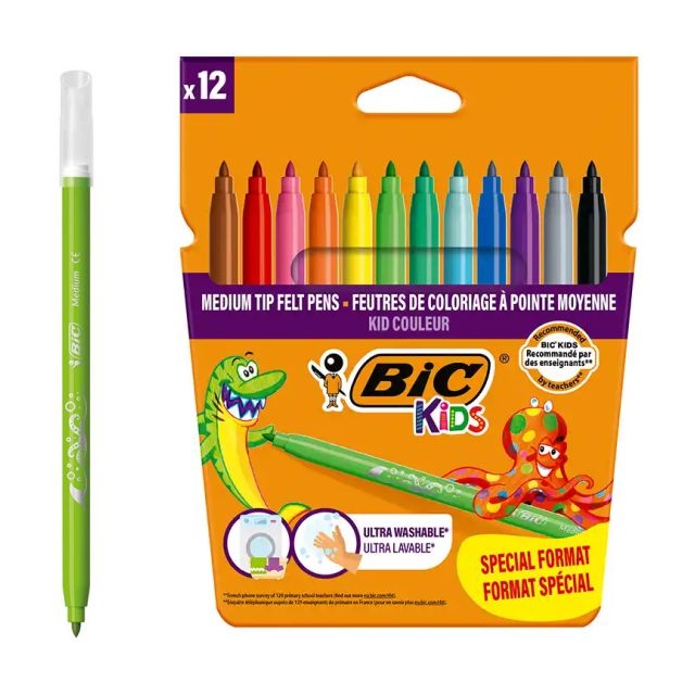 Comprar Rotuladores Bic Kids Couleur 12 Ultra lavables