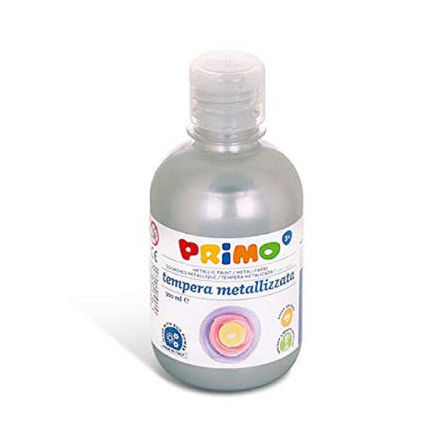 Comprar Tempera plateada, metalizada plata, liquida, 300 ml