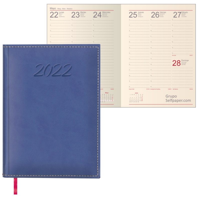 Comprar Agenda Dohe Ipanema Semana vista 17x24 Azul 2022