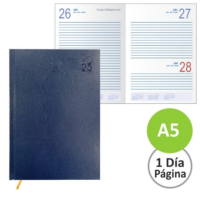 Comprar Agenda 2023 económica, un dia por página, Corfú Azul