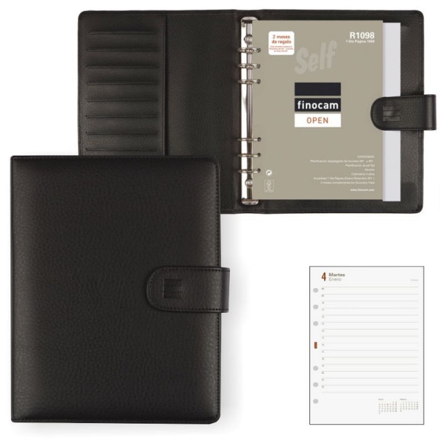 Comprar Agenda Finocam Easy Leo2 1000 Dia Pagina Negro 2023