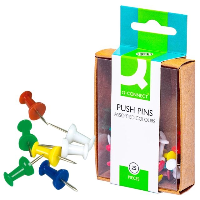 Comprar Agujas, chinchetas señalizadoras de planos Push Pins C/25