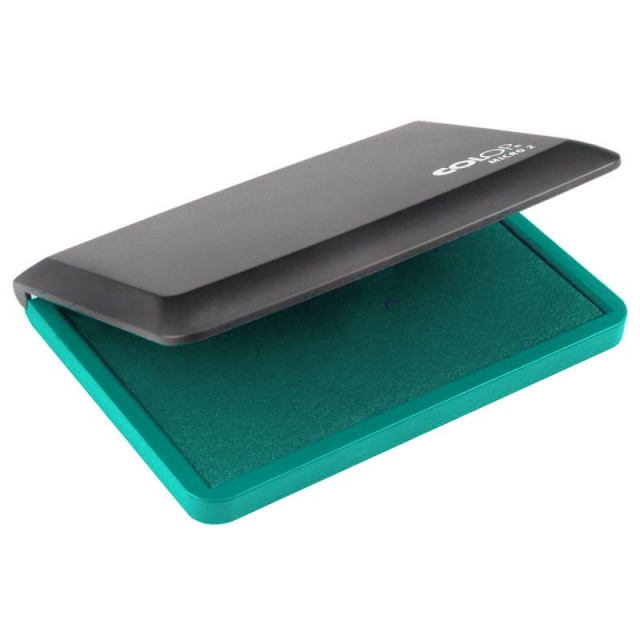 Comprar Almohadilla Tampón tinta sellos cuños Colop color Verde