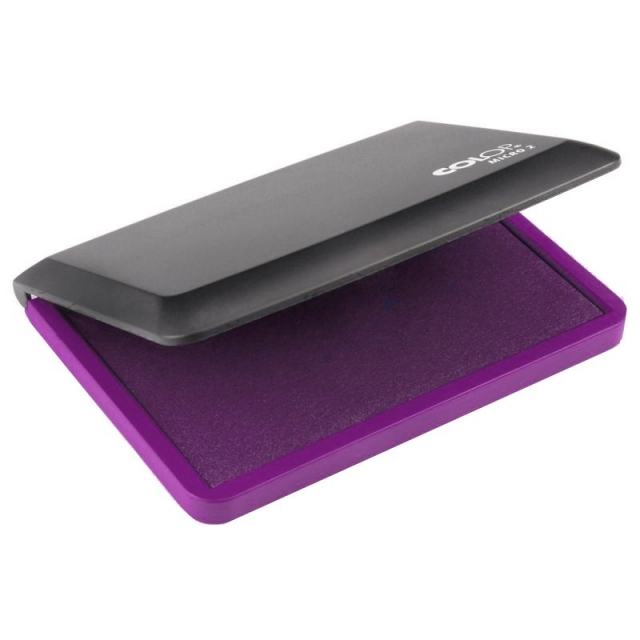 Comprar Almohadilla Tampón tinta sellos cuños Colop violeta Lila