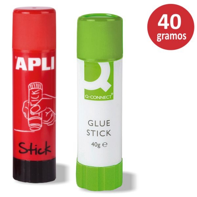 Barra Adhesiva Apli, Pegamento stick 40 gramos, grande