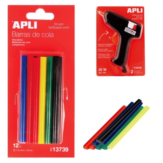 Comprar Barras de Cola silicona de colores para pistola termica P.10