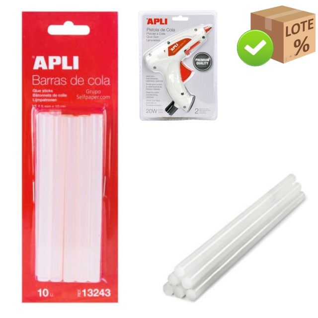 Comprar Barras de Cola termofusible, para pistola, Pack 10