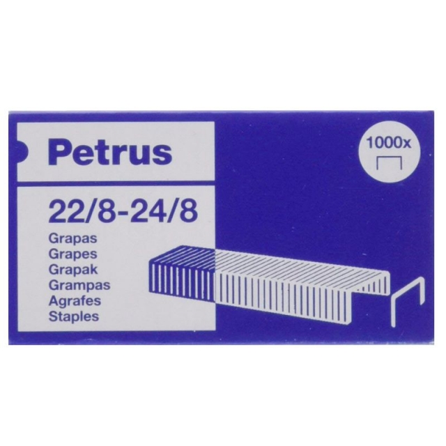 Comprar grapas 55714 cobreadas 22/8 Caja 1000 PETRUS