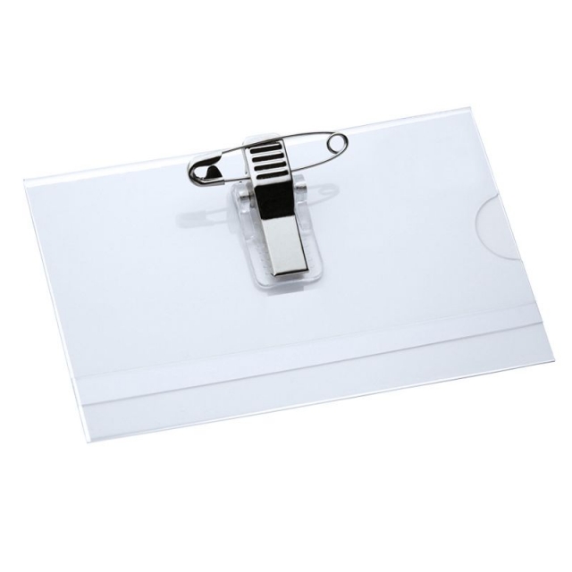 fundas portanombres con pinza fellowes 53041