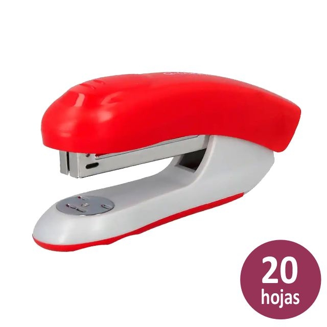 Comprar Grapadora Qconnect oficina plástico ABS rojo