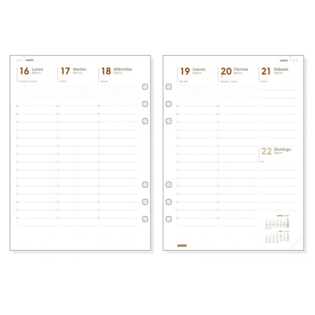 interior reambio agenda finocam open r1099