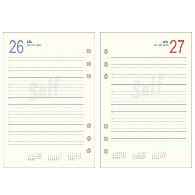 interior recambio agenda liderpapel universal