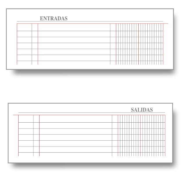 libro entradas y salidas din a5 contabilidad