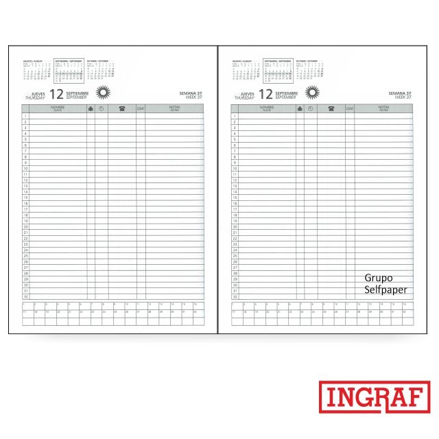 Agenda Reservas Restaurante: Libro de Reservas Con Fechas, Ideal Para  Restaurante, Hotel, Bistró, Cafetería, 366 días, 1 Día = 1 Página