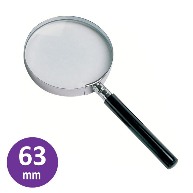 Comprar Lupa de cristal W-103 Mediana 3 aumentos aro metal 63 mm