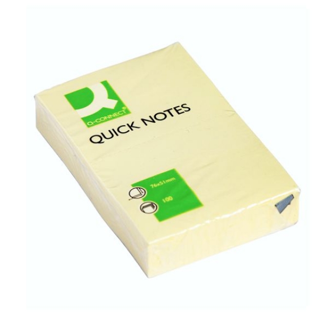 Comprar Notas adhesivas 50x76 mm, 100 hojas, amarillo