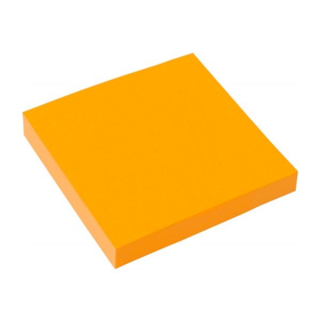 notas adhesivas color naranja fluor neon kf10517