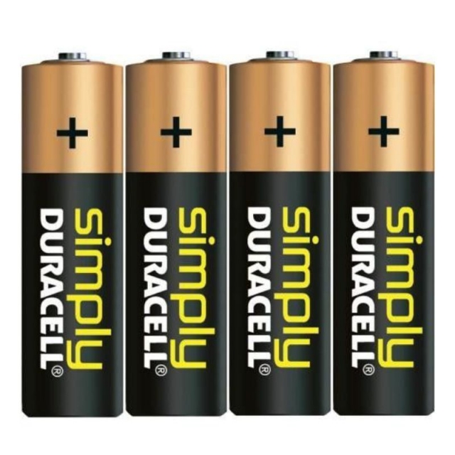 pack 4 pilas alcalinas duracell symply aa lr6