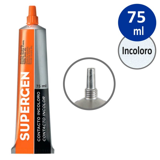Comprar Pegamento cola de contacto transparente, incoloro 75 ml
