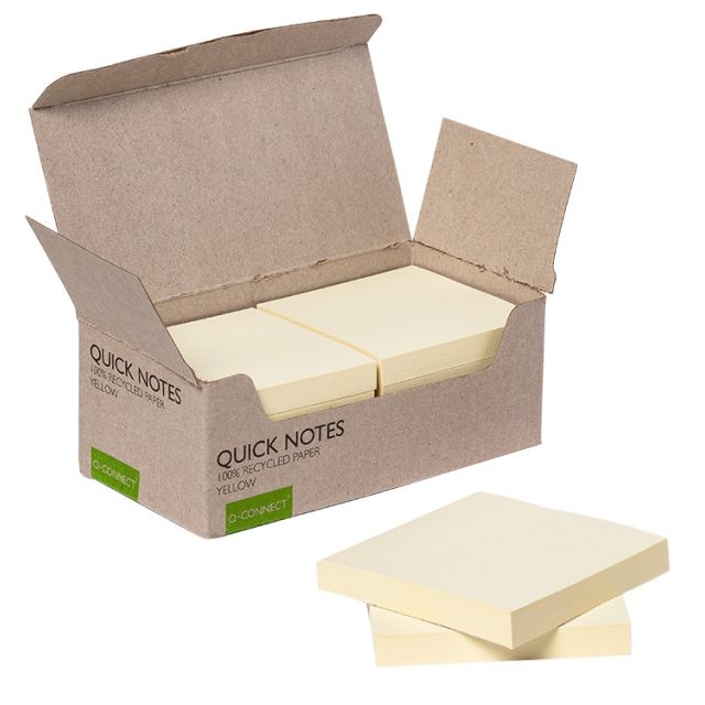 q-connect kf05609 notas post it recicladas