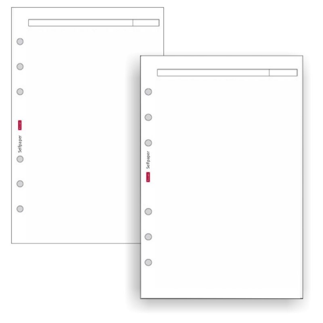 Comprar Recambio de Agenda, hojas blancas, Finocam open 500