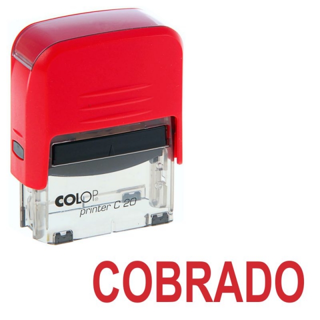 Comprar Sello cuño automatico texto Cobrado