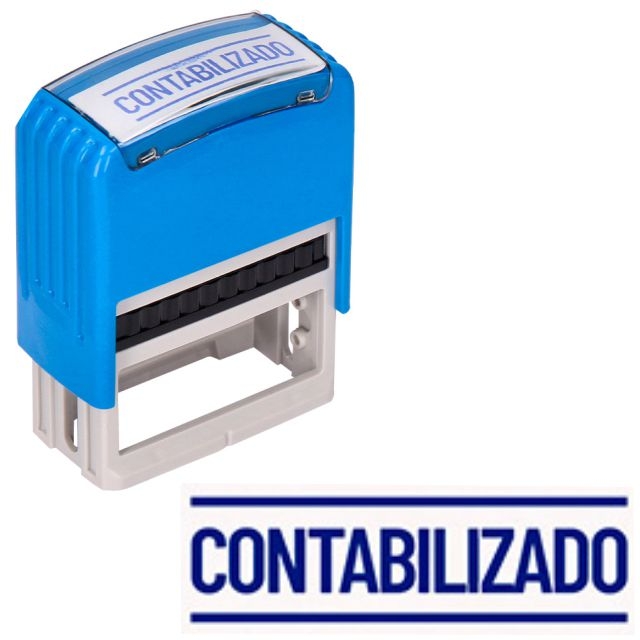 Comprar Sello cuño automático texto Contabilizado, Q-Connect