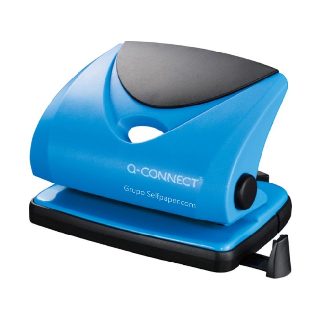 Taladradora de papel oficina Q-connect KF02155 Azul 20 hojas