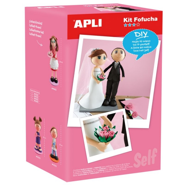 Comprar Kit Fofuchas Pareja de novios, goma eva