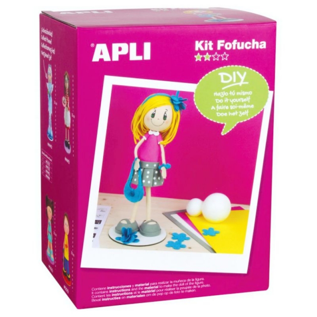 Comprar Kit para fabricar muñeca Fofucha goma Eva, montable