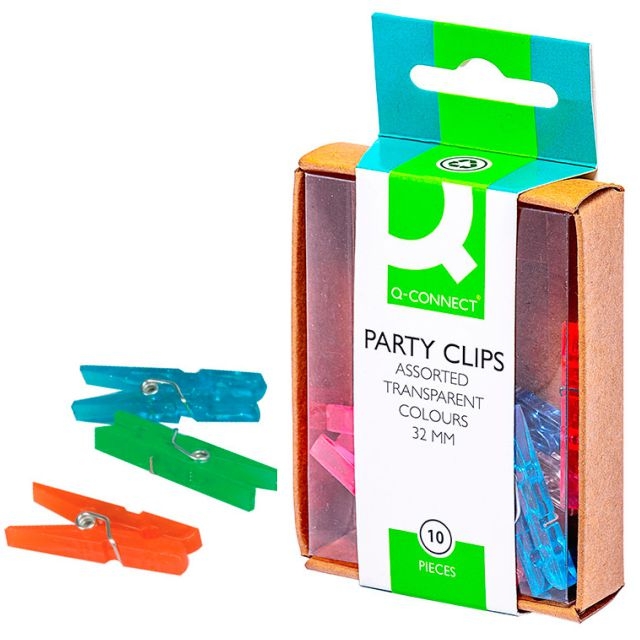 Comprar Pincitas, minipinzas de la ropa colores traslúcidos 10 uds