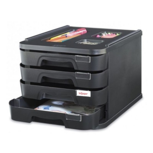 Comprar Archivador módulo de 4 Cajones Faibo, plástico reciclado