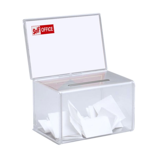 caja urna electoral votos metacrilato buzon