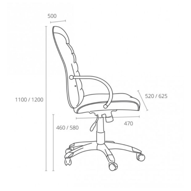 dimensiones sillon archivo 2000 morcego 6457az