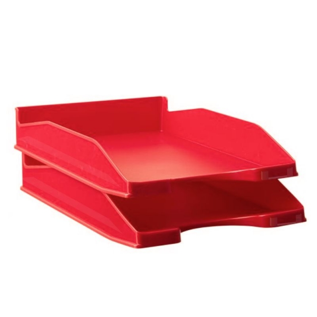 Comprar Gavetas de plástico, apilables, bandejas Faibo color rojo