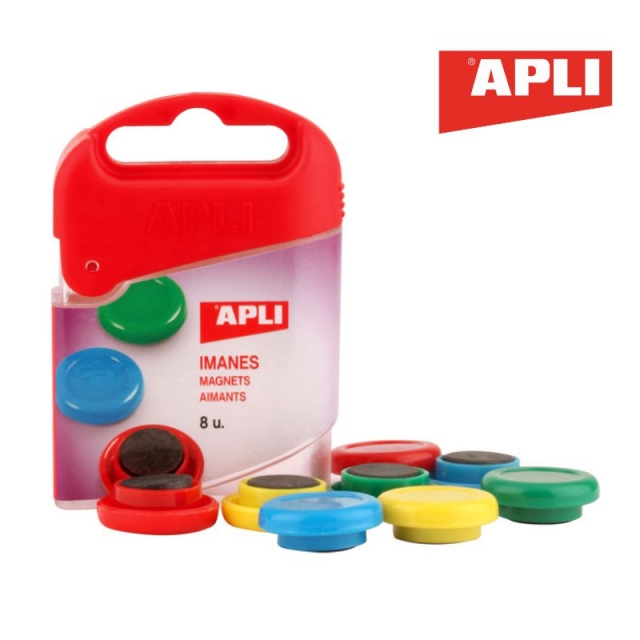 imanes apli 12673 pizarras colores surtidos