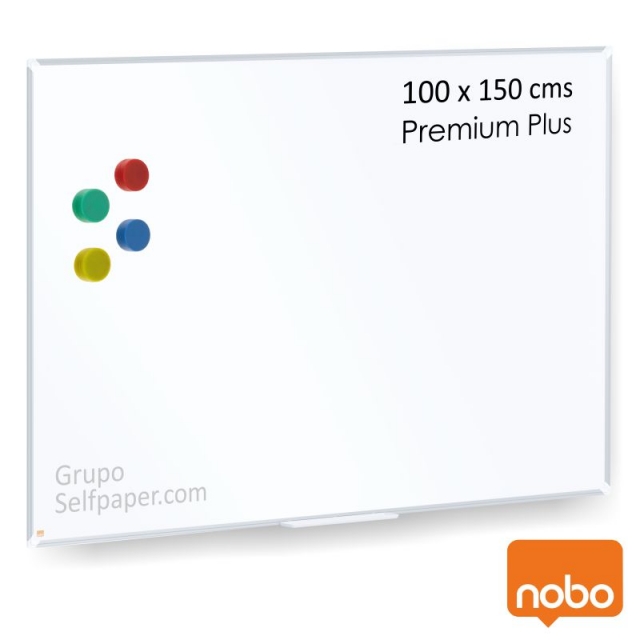 nobo premium plus pizarra magnetica 100x150 cms